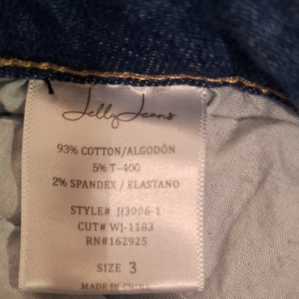 Jelly Jeans Ripped & Distressed  Wide Leg Jeans. NWOT Size 3 - Picture 11 of 11
